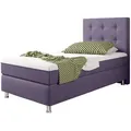 Produktbild: Boxspringbett - lila - H3 - 90x200 cm