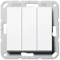 Produktbild: Gira - Wechselschalter Reinweiß Up Ip20 3-fach System 55 283203