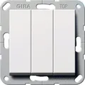 Produktbild: Gira 283203 Wippschalter 3f Wechselsch. System 55 Reinweiß