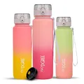 Produktbild: 720°DGREE Trinkflasche “uberBottle“ softTouch +Sieb Multicolour - 1L - BPA-Frei - Wasserflasche für Uni, Sport, Fitness, Fahrrad, Outdoor - Sportflasche aus Tritan - Leicht, Bruchsicher, Nachhaltig