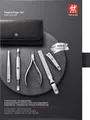 Produktbild: ZWILLING Beauty Classic Inox Druckknopf-Etui Maniküre Set 5tlg. in schwarz Maniküre-Set 97436-004-0