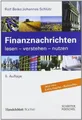 Produktbild: Finanznachrichten lesen - verstehen - nutzen: Ein Buch Schäffer-Poeschel