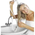 Produktbild: Wenko - Waschbecken Brause Schlauch Hand Verlängerung 115 Cm Haare Waschen Dusche - Weiss