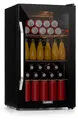 Produktbild: Klarstein Mini Kühlschrank mit Glastür, Mini-Kühlschrank für Zimmer, Getränkekühlschrank Klein mit Verstellbaren Ablagen, Kleiner Kühlschrank 80 Liter, Indoor/Outdoor Kühlschrank Leise