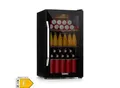 Produktbild: Beersafe XXL Onyx Kühlschrank 80 Liter 3 Böden Panoramaglastür
