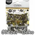 Produktbild: KONFETTI - 18 GEBURTSTAG - Gold Silber Geburtstagsdeko Deko Tischdeko Streudeko