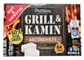Produktbild: Grill und Kamin Anzündhilfe mit Holzwolle 64 Stück Anzünder