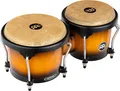 Produktbild: Meinl Percussion Bongos Headliner Wood - 2 Handtrommeln mit 6,75 und 8 Zoll - inkl. Stimmschlüssel - Siam Eiche, Vintage Sunburst (HB100VSB)