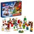 Produktbild: Lego City 60352 Adventskalender 2022 mit 6 Spielfiguren und 3 Tiere Klavier NEU
