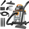 Produktbild: Primaster Nass-Trockensauger Super 20 l 1400 W 20 l Edelstahl Nass-Trockensauger
