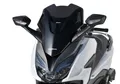 Produktbild: ERMAX Scooterscheibe Sport Acrylic durchsichtig Schwarz getönt für HONDA Forza 1