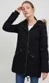 Produktbild: OXMO OXAnna Damen Winterparka Parka Mantel mit Fellkapuze und Teddy-Futter
