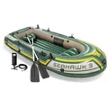 Produktbild: Intex Schlauchboot Seahawk 3 Set, 68381NP, für 3 Personen, mit Luftpumpe und 2 Paddeln