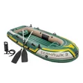 Produktbild: Intex Schlauchboot 68380NP Boot Seahawk 3 SET inkl. Alu-Paddel + Pumpe