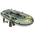 Produktbild: Intex Seahawk 3 Set Schlauchboot - 295 x 137 x 43 cm - 3-teilig - Grün Paddel