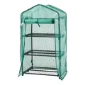 Produktbild: Gewächshaus 'Chaam' mit 3 Ablagen 125x69x49cm Grün