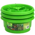 Produktbild: Bewässerungsring Schneckenschutz Kunststoff 3 Stück Ø 24 cm Höhe 9 cm grün, Dehn