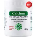 Produktbild: Calcium-Citrat Pulver – Pures Calcium-Citrat ohne Zusätze - 180 g | 1 Dose [Original-Pharno]