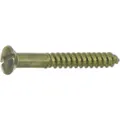 Produktbild: DIN95 3.0 x 30 Messing blank Holzschraube Linsensenkkopf mit Schlitz