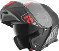 Produktbild: FC-Moto Novo Straight Klapphelm, schwarz/rot, XS (53/54)