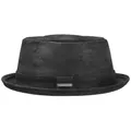 Produktbild: Stetson Trilby Pork Pie aus Leder schwarz 59/L