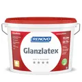 Produktbild: Renovo Wand- und Deckenfarbe Glanzlatex weiss 10,0 Ltr. Latexfarbe hochglänzend