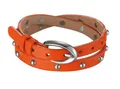 Produktbild: Esprit Armband Lederband Edelstahl Orange Silber 38cm Dornschließe ESBR11335F380