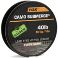 Produktbild: Fox Submerge Camo Lead Free Woven Leader - Vorfachschnur, Tragkraft:40lbs/18kg