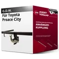 Produktbild: Für Toyota Proace City Typ BPZ (G.D.W.) Anhängerkupplung horizontal abnehmbar