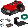 Produktbild: Power X-Change Mähroboter FREELEXO 500, 18Volt rot/schwarz, Li-Ion Akku 2,5Ah