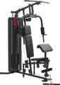 Produktbild: Christopeit Kraftstation SP 2000 – Vielseitige Home Gym Fitnessstation mit Latzug, Butterfly, Brustpresse, Biceps Curl, Beinstrecker & Beinbeuger, Belastungsvariationen bis 56 kg, Robuste Stahlrohr-Konstruktion, Modernes Design in Schwarz, Einstellbar für verschiedene Körpergrößen – Ganzkörper- & Krafttraining Zuhause