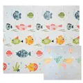 Produktbild: Krabbelmatte Spielmatte / Schadstofffrei / Fische & Weltkarte