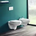 Produktbild: Villeroy & Boch O.Novo WC Combi Pack 5660HRR1 weiss Ceramicplus, DirectFlush WC mit WC-Sitz