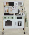 Produktbild: Playtive Kinder Spielküche Küche Holz Zubehör Kochen Licht Sound Mädchen NEU