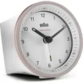 Produktbild: Funkwecker Bc07pw-dcf Pink/weiß - Quarzwecker - Rund - Pink - Weiß - Analog - Akku - Aa - Braun