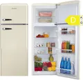 Produktbild: Amica Retro Kühl-Gefrierkombi Beige 206L Gefrierfach oben 144cm