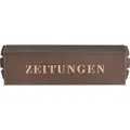Produktbild: Burg Wächter Zeitungsbox Eisen verzinkt BxHxT 125/125/110 mm kupfer (12150)