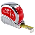 Produktbild: SOLA TRI-MATIC - Bandmaß 8m / 25mm - Profi-Taschenbandmaß mit Gürtelclip