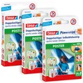 Produktbild: Powerstrips POSTER im 3er Pack - Doppelseitige Klebestreifen für Poster und P...