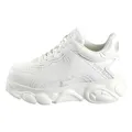 Produktbild: Buffalo Damen Schuhe Sneaker Schnürschuh CLD Echo, Farbe:Creme, Schuhgröße:EUR 42, Artikel:-White