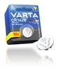 Produktbild: VARTA Batterien Knopfzellen CR1620, 10 Stück, Power on Demand, Lithium, 3V, kindersichere Verpackung, für Smart Home Geräte, Autoschlüssel und weitere Anwendungen [Exklusiv bei Amazon]