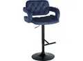 Produktbild: CLP Barhocker Dublin Mit Samt-Bezug I Höhenverstellbar