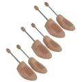 Produktbild: 3 Paar Holz Spiralfeder Schuhspanner von Gr. 36/37 (Set von 3 Paar)