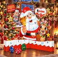 Produktbild: 3x Kinder Mix Adventskalender 127g – Weihnachtskalender mit Schokolade