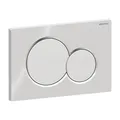 Produktbild: Geberit Sigma 01 Round Betätigungsplatte 115770KA5 glanz chrom/mattchrom, für 2