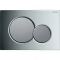 Produktbild: GEBERIT Betätigungsplatte Sigma01, für 2-Mengen-Spülung glanzchrom/mattchrom, 11