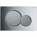 Produktbild: Geberit Sigma01 Betätigungsplatte glanzchrom/mattchrom, 2-Mengen 115.770.KA.5