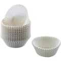 Produktbild: Kaiser Creativ Mini-Muffin-Papierbackförmchen 200 Stück weiss 4,5cm (4.50 cm) (23.0064.6312)