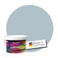 Produktbild: WALLCOVER hochwertige Wandfarbe für Innen | Taubenblau | 1L für 8m² | Hochdeckende Innenfarbe Matt (Klasse 1) | Profi Qualität aus Deutschland