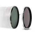 Produktbild: NiSi 82mm Swift VND Kit - True Color 1-5 Blenden Variable ND Filter + ND16 (4 Blenden) Neutral-Graufilter